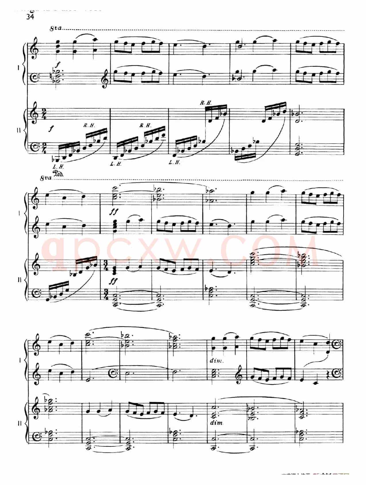 The Planets Op.32(双钢琴)(行星·第三乐章 水星—飞行使者)