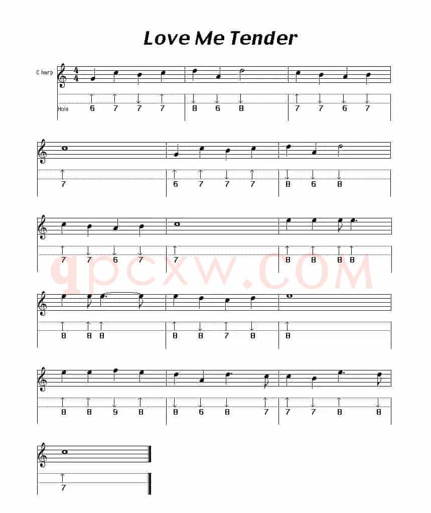 Love Me Tender（布鲁斯）
