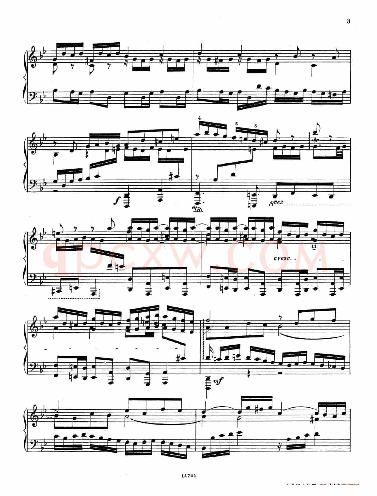 Fugue in g Minor BWV 578(g小调赋格·Borwick改编钢琴独奏版)