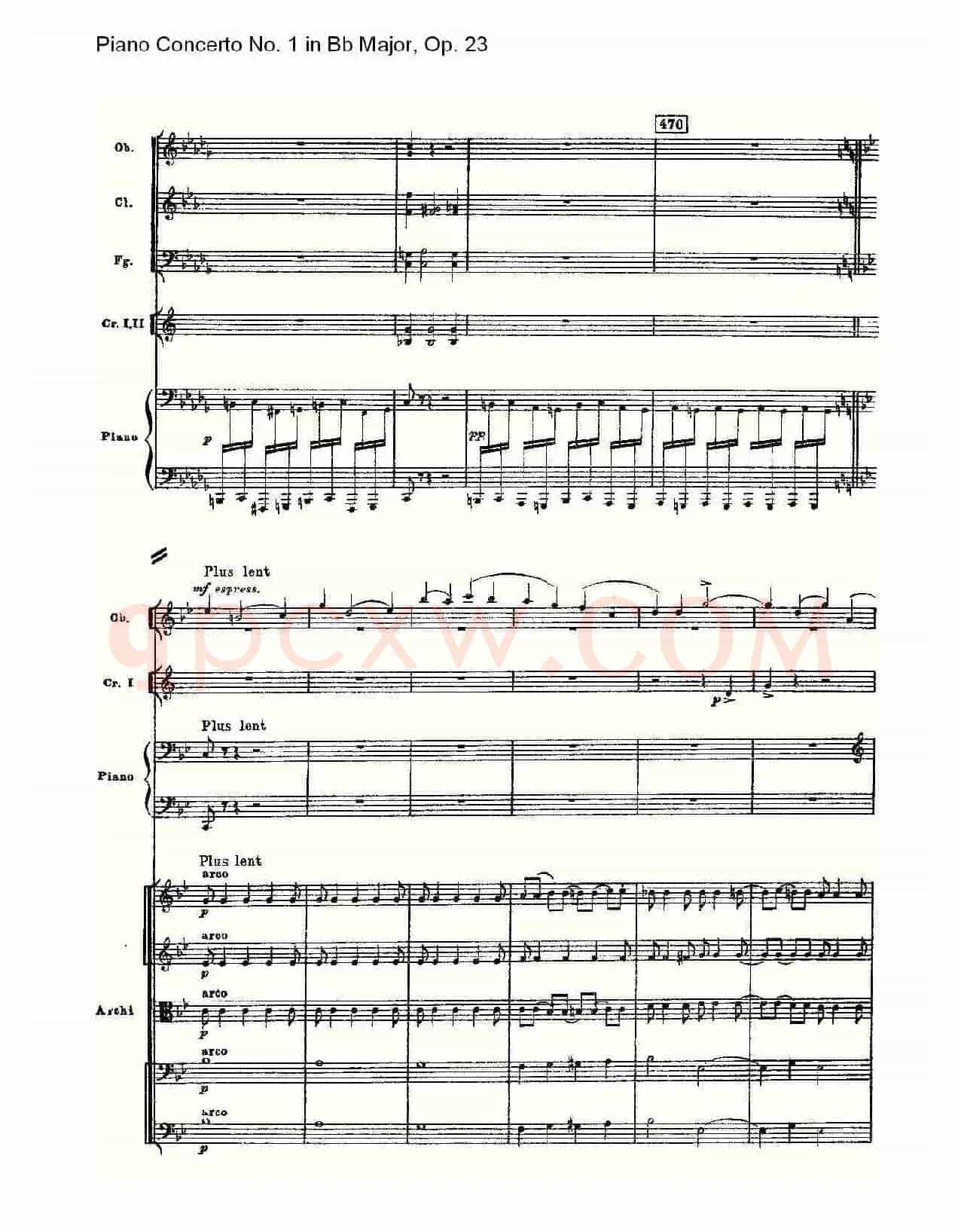 Bb大调第一钢琴协奏曲,Op.23第一乐章第二部(一)