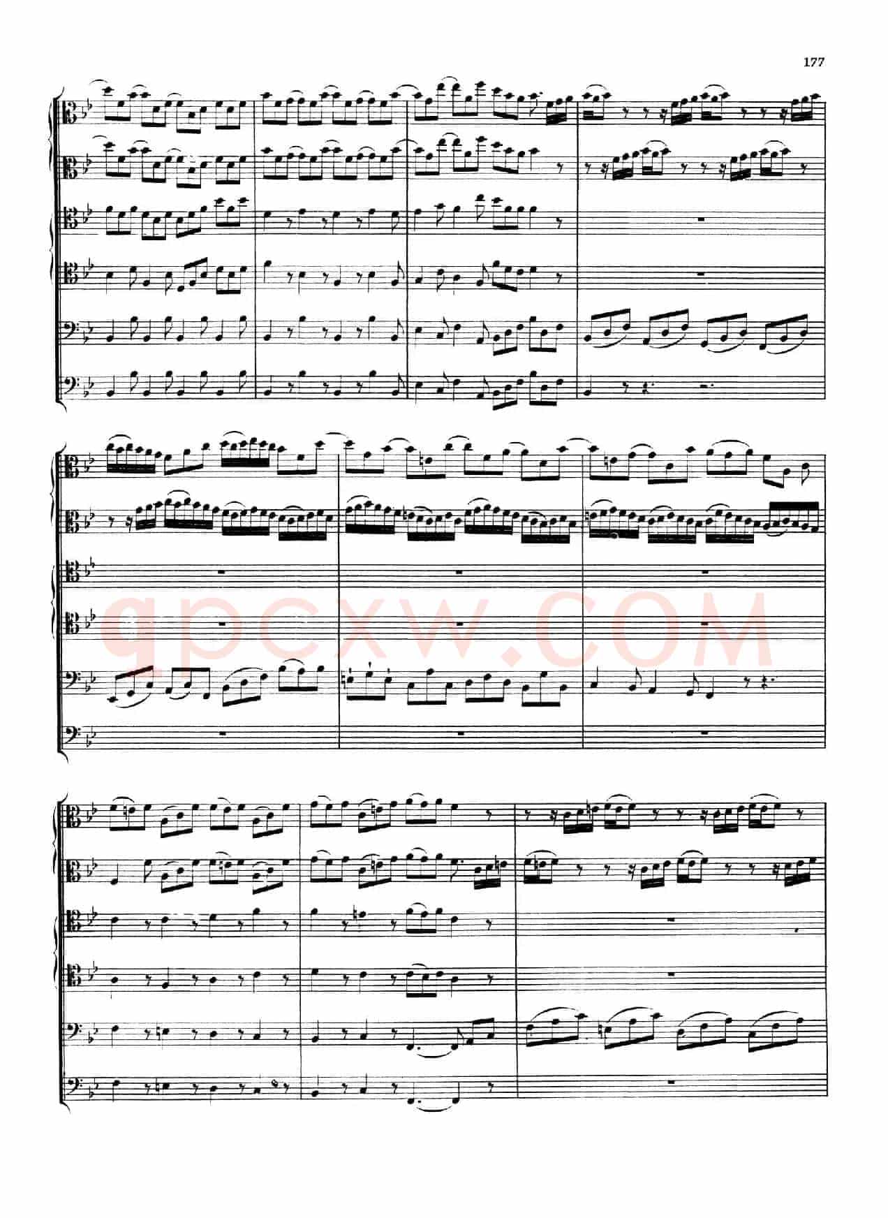 Brandenburg Concerto No.6 in B-flat Major（勃兰登堡协奏曲第六号）
