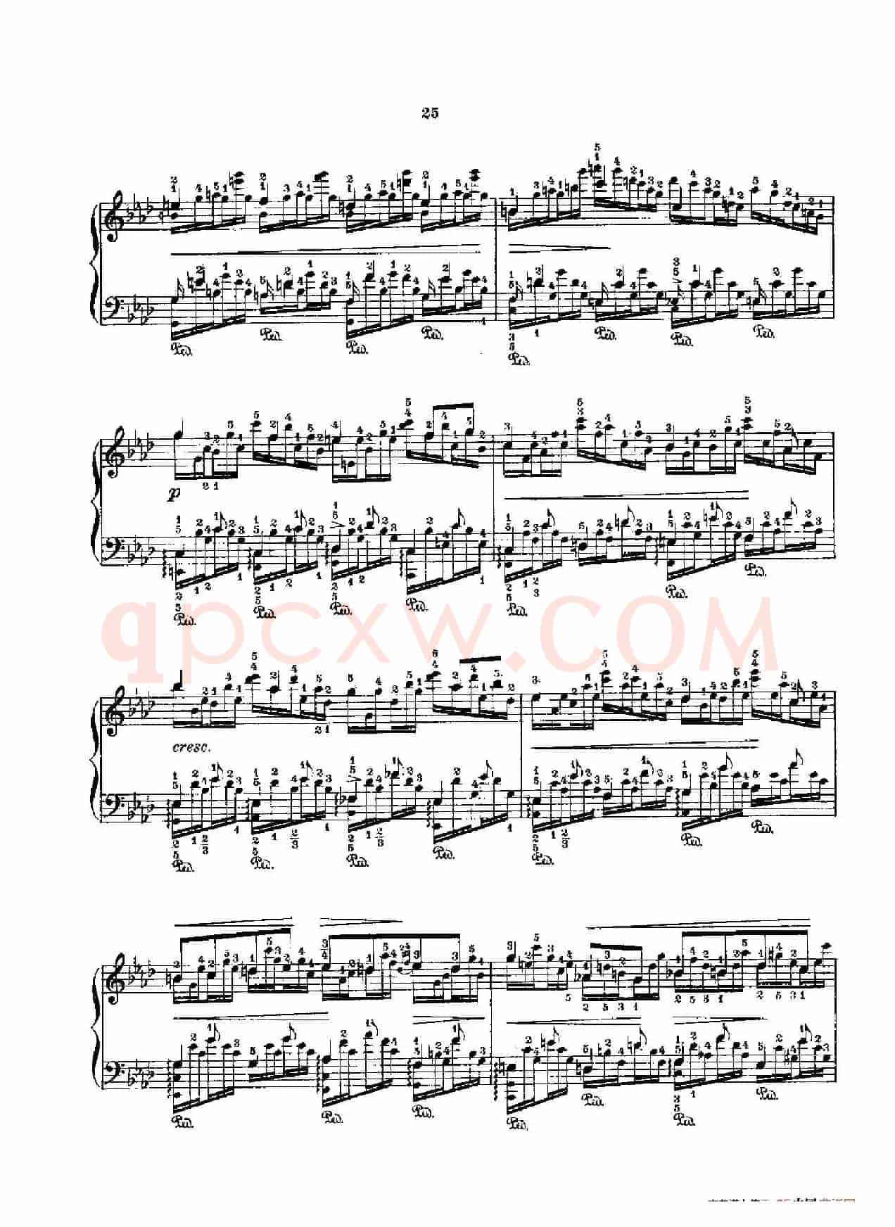 53首以肖邦练习曲为素材而作的练习曲（No.25）