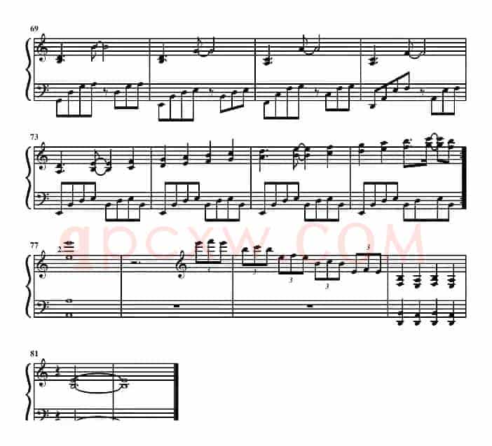 a小调钢琴曲