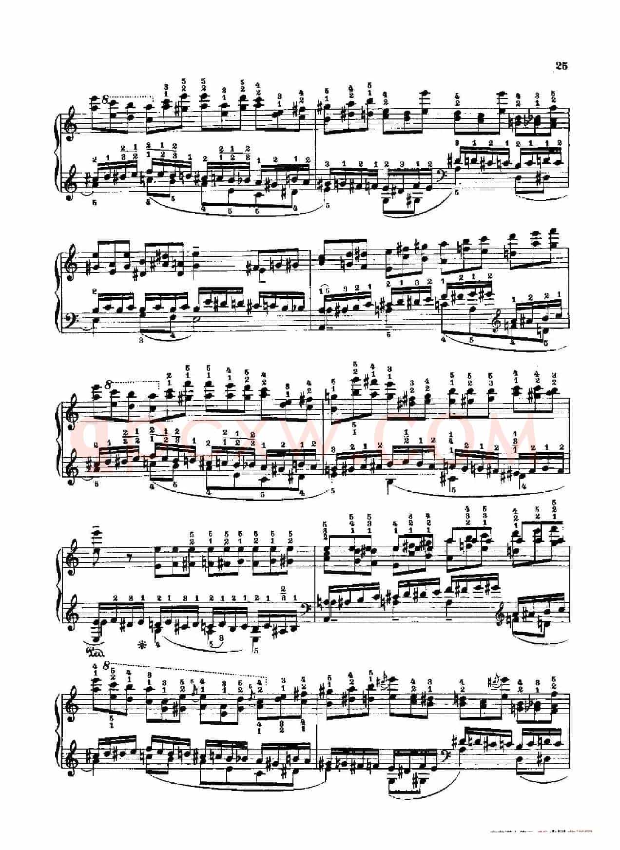 53首以肖邦练习曲为素材而作的练习曲（No.4）