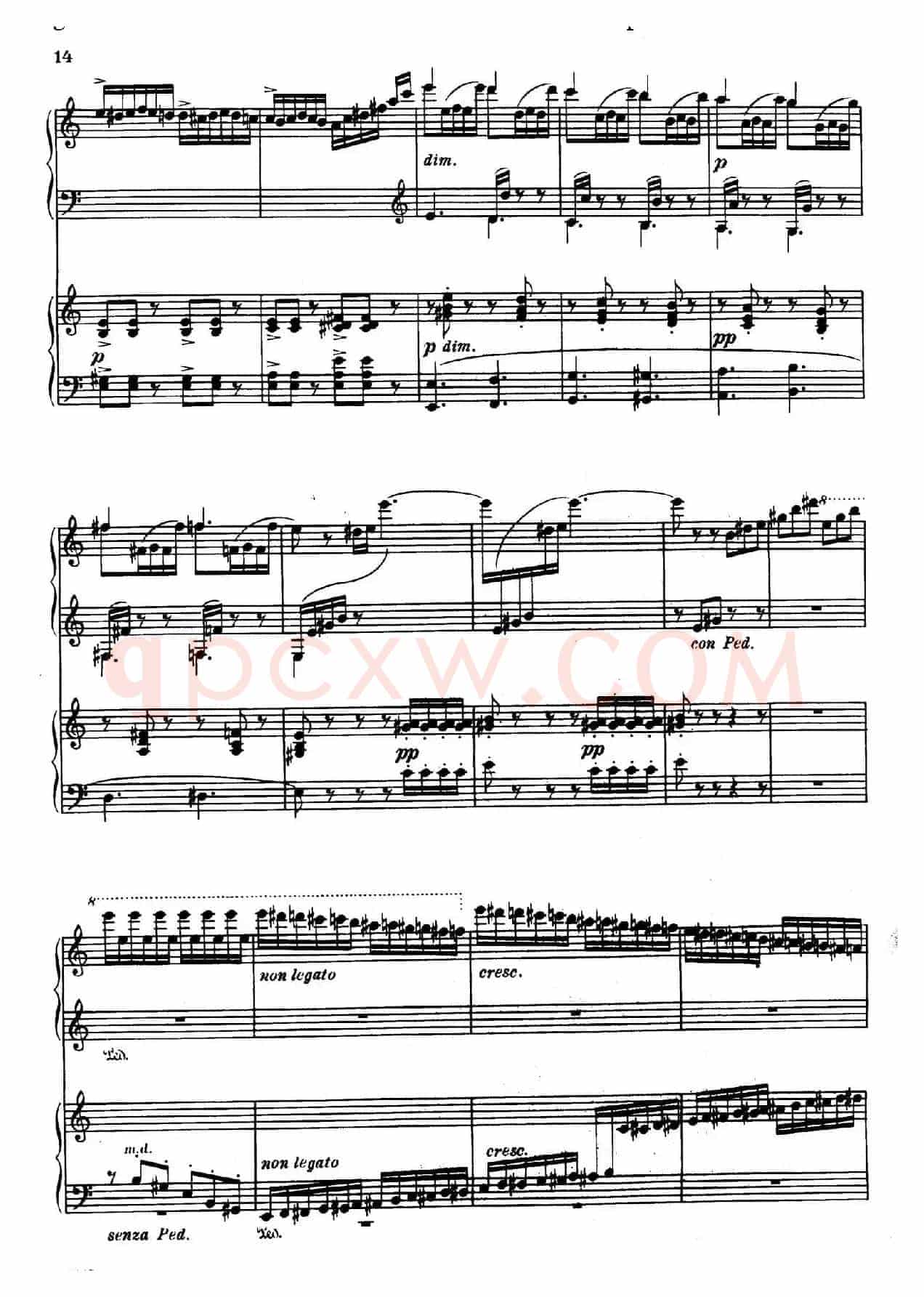 Introduction et Rondo Capriccioso Op.28(引子与随想回旋曲·双钢琴)