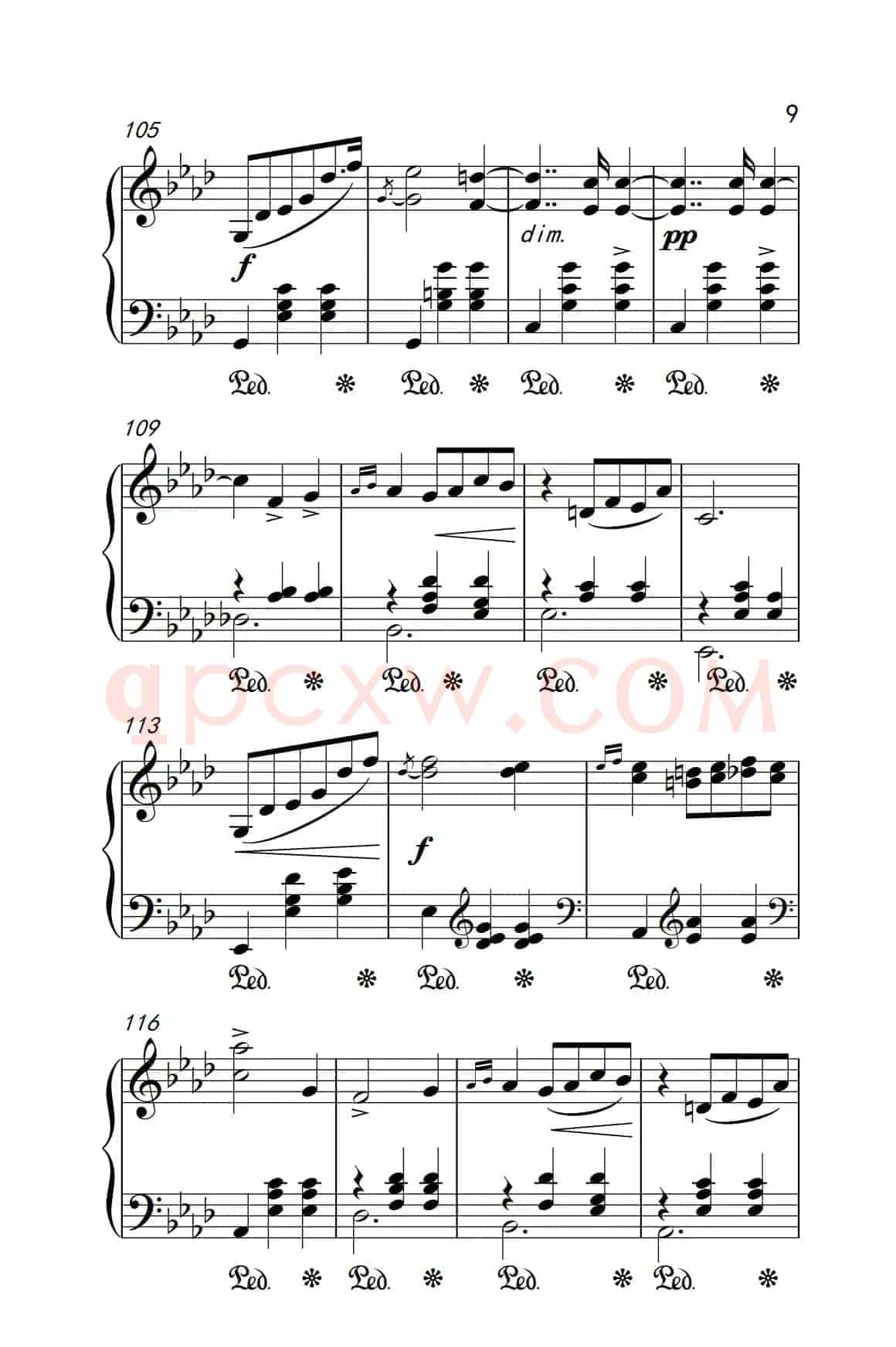 第七级2.圆舞曲 Opus posth.70 No.2（中央音乐学院 钢琴（业余）考级教程 7-9级）