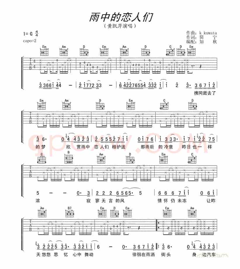 雨中的恋人们