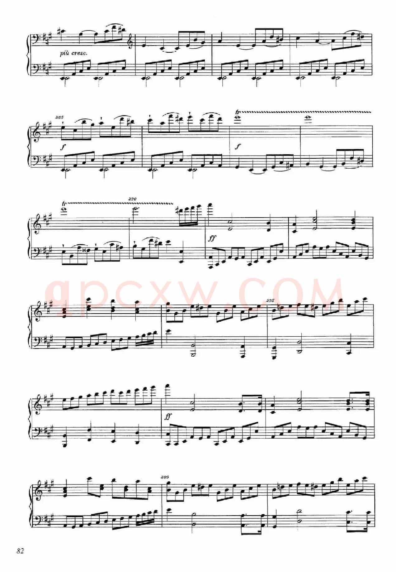 A大调钢琴大奏鸣曲（Grobe Sonate in A Major WWV 26）