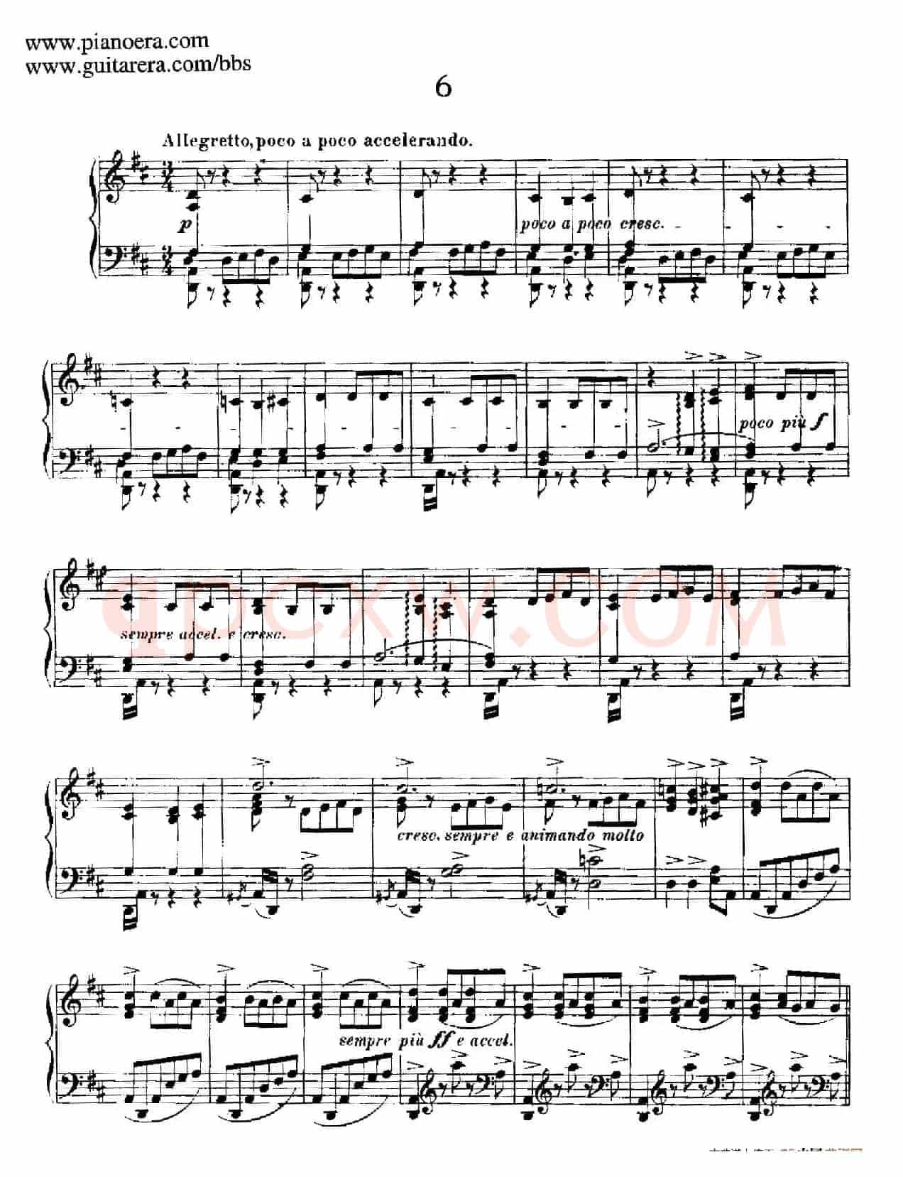 12 Spanish Danses Op.37(12首西班牙舞曲·6)