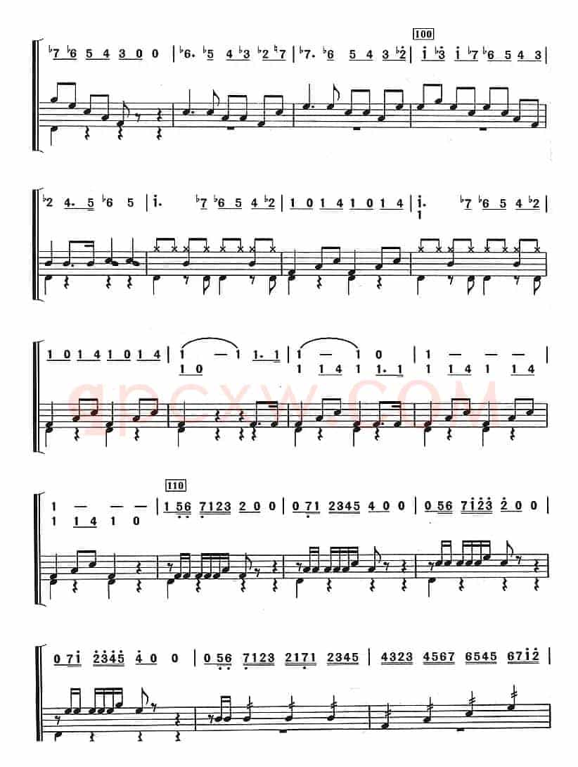 鲁斯兰与柳德米拉序曲（架子鼓、主旋律+鼓谱）