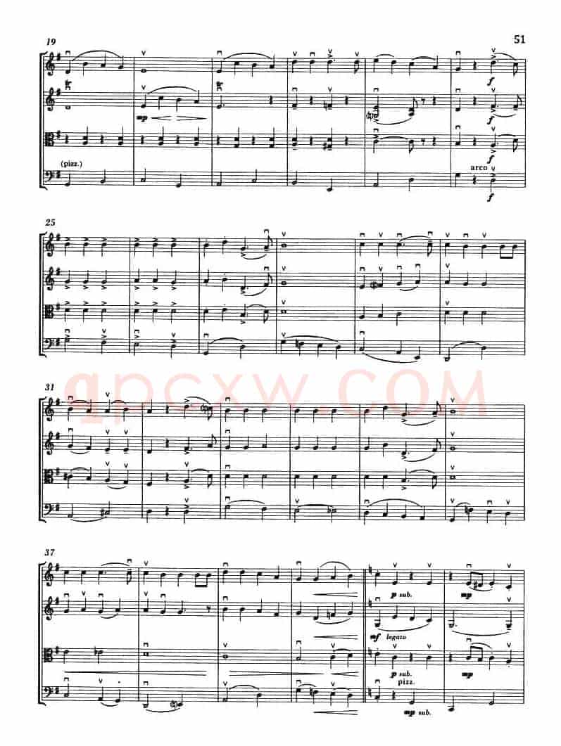 JINGLE BELLS（铃儿响叮当）（弦乐四重奏）
