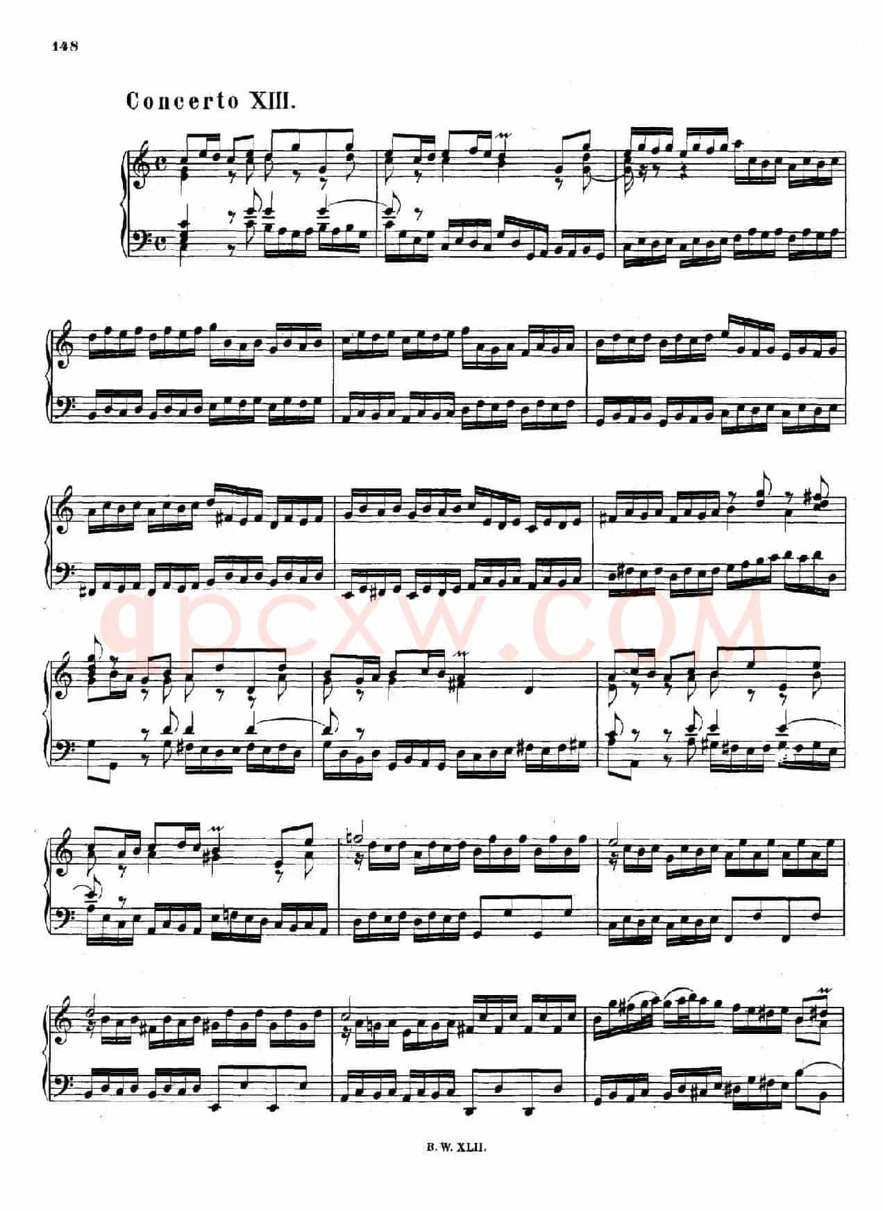 16 Concertos BWV 972-987(十六首为独奏古钢琴而作的协奏曲)(P81——90)