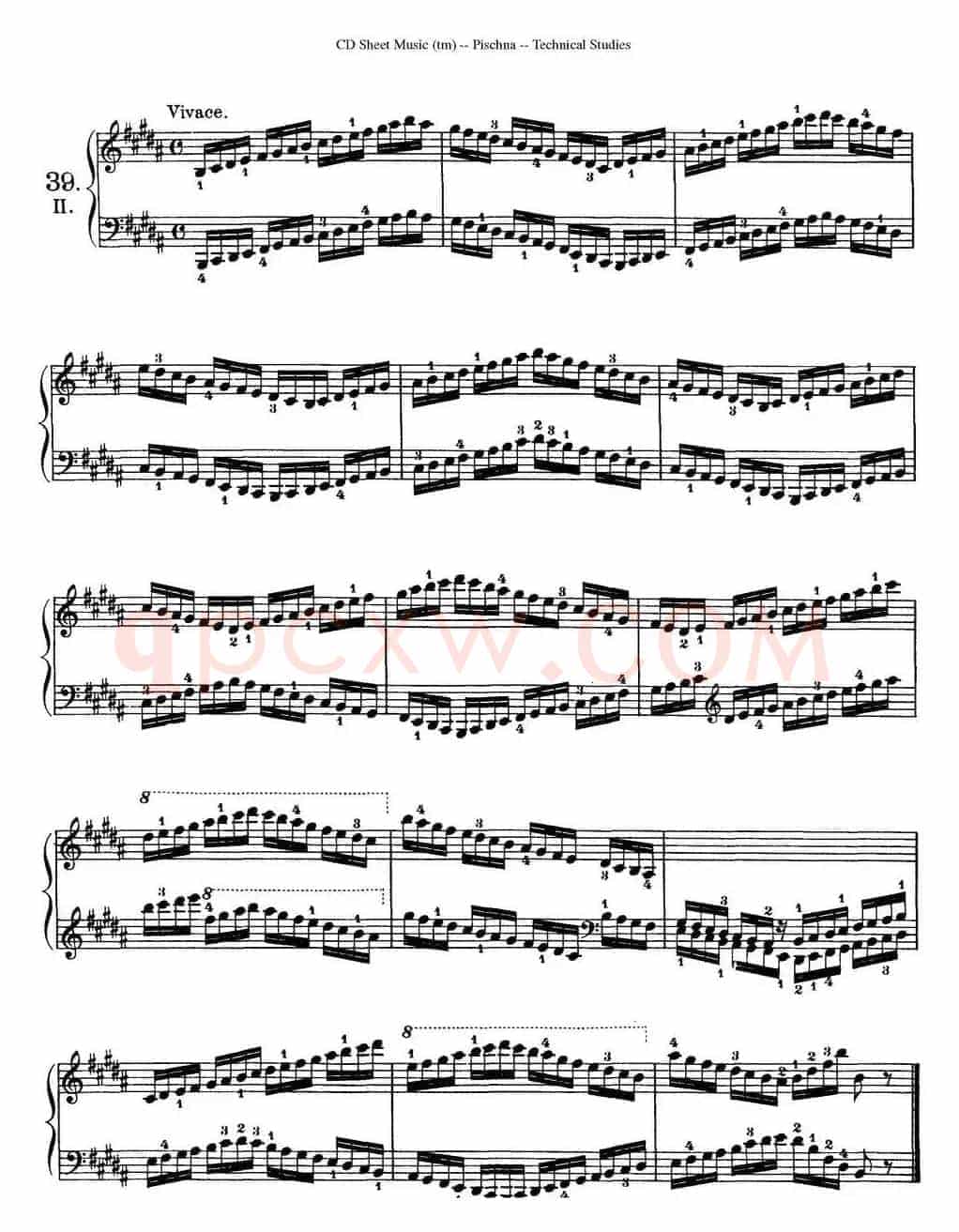Technical Studies 60 Progressive Exercises (60首钢琴循序渐进练习曲 P51——60)