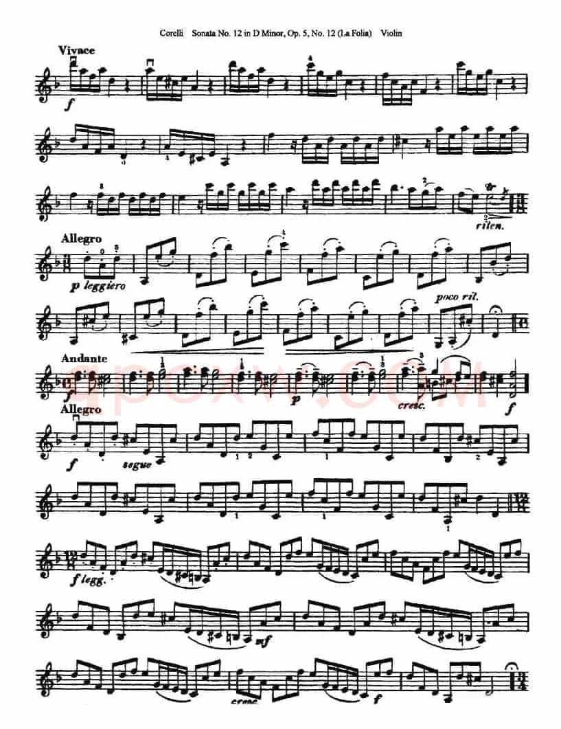 Sonata No.12 in D Minor