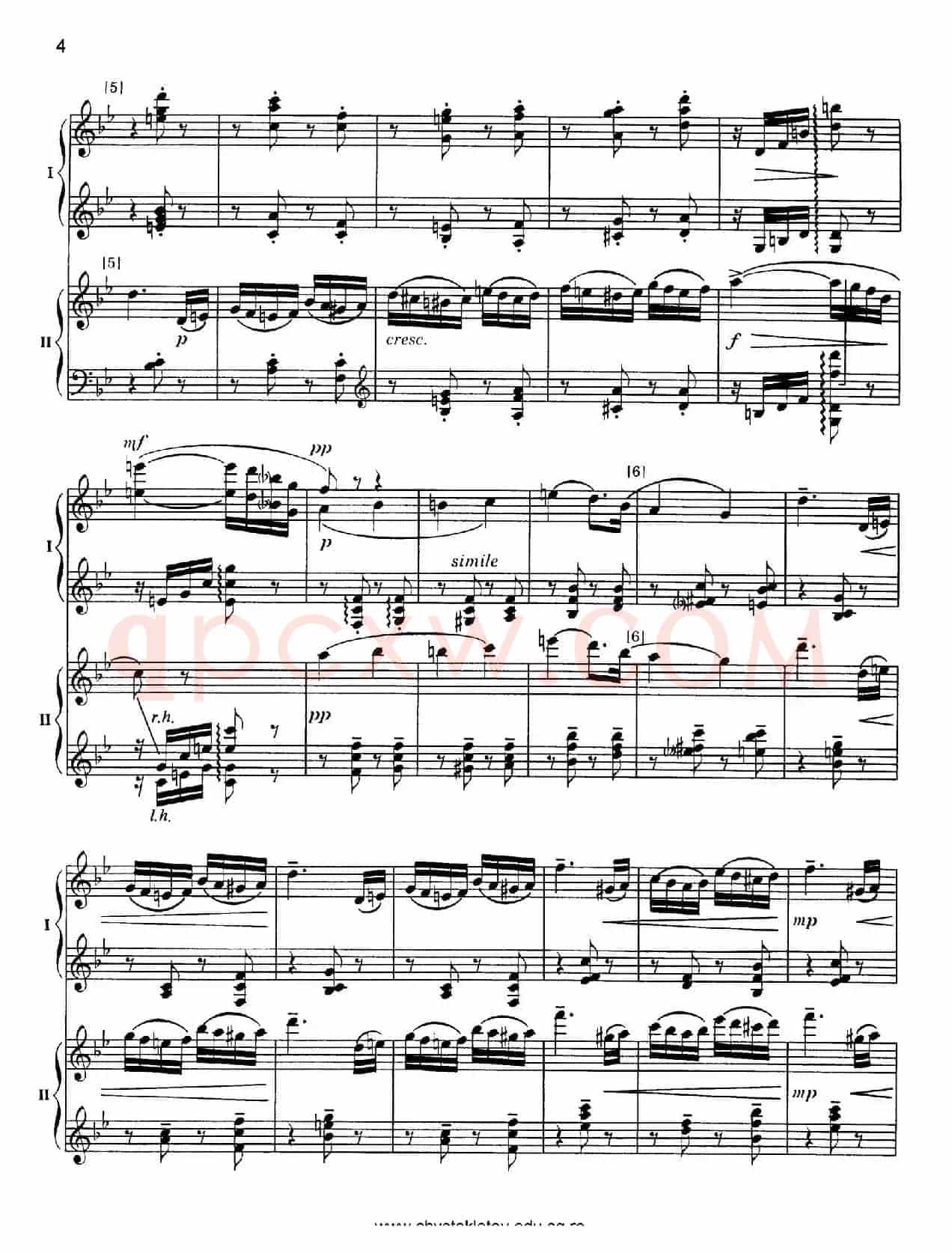 Nutcracker Op.71 芭蕾舞剧《胡桃夹子》(改编双钢琴版·第一部分)