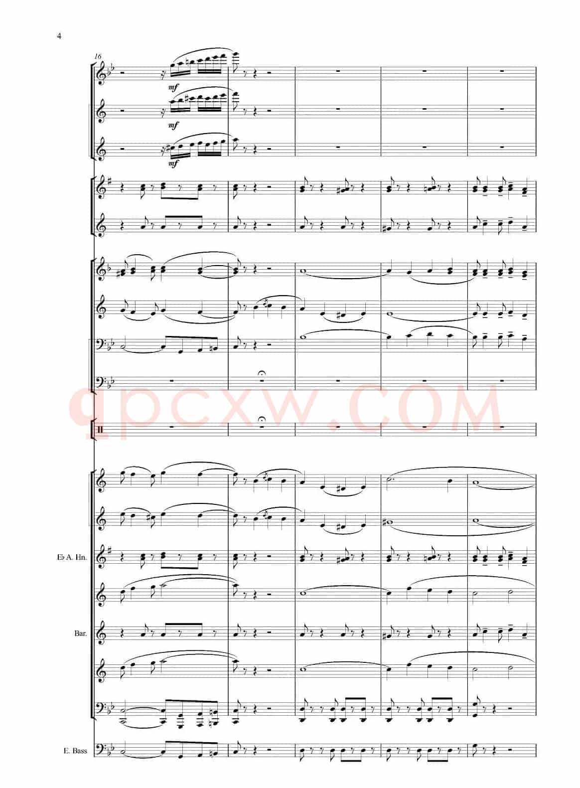 Черные глаза （探戈舞曲）（合奏、俄罗斯原版谱）