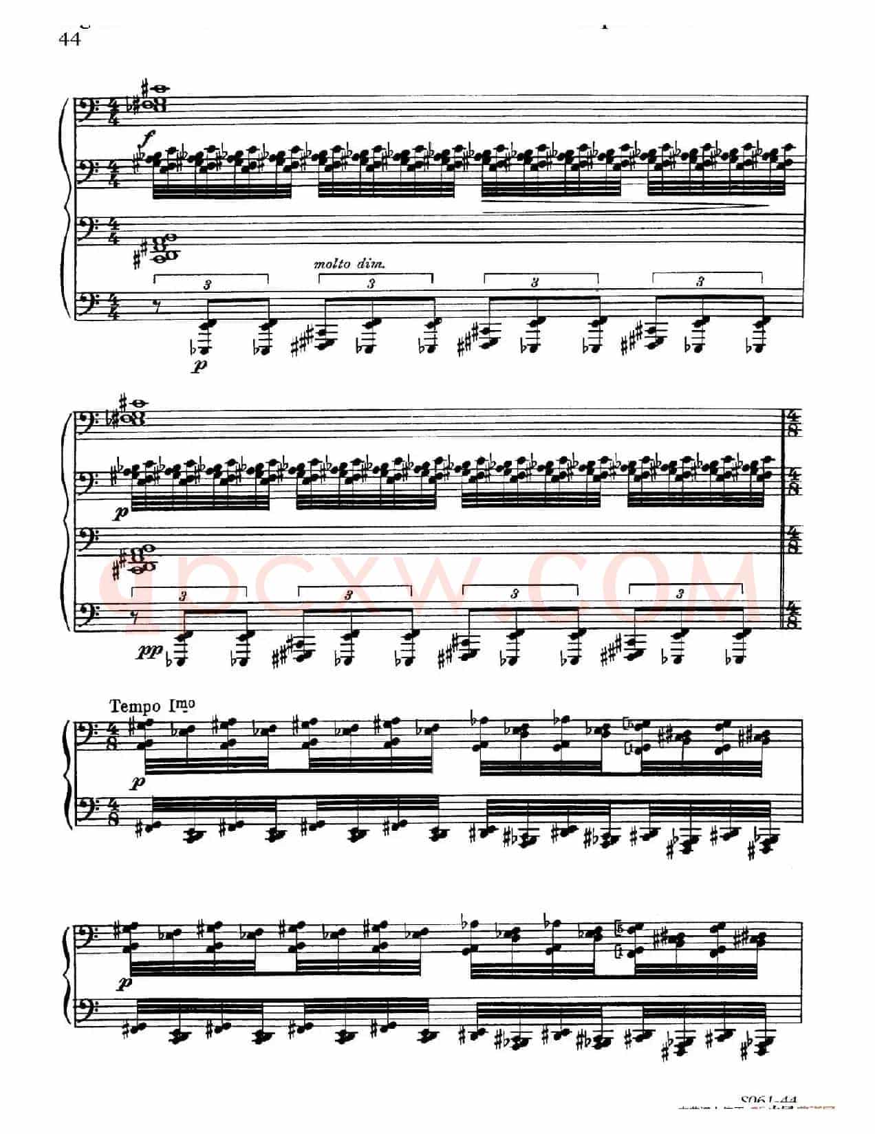 Poems of 1917 Op.41(1917之诗 8. 战争)