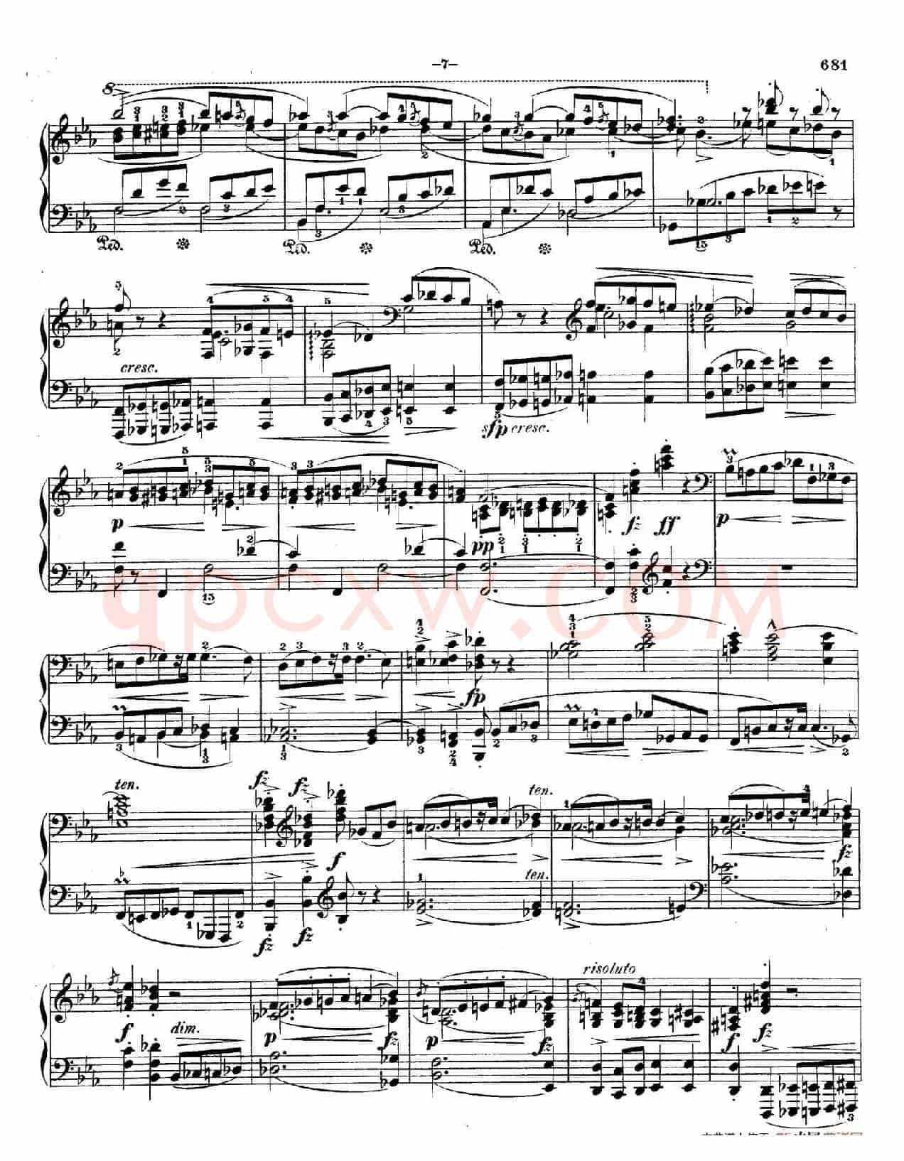 Piano Sonata No.1 in c Minor Op.4 (c小调第一钢琴奏鸣曲)