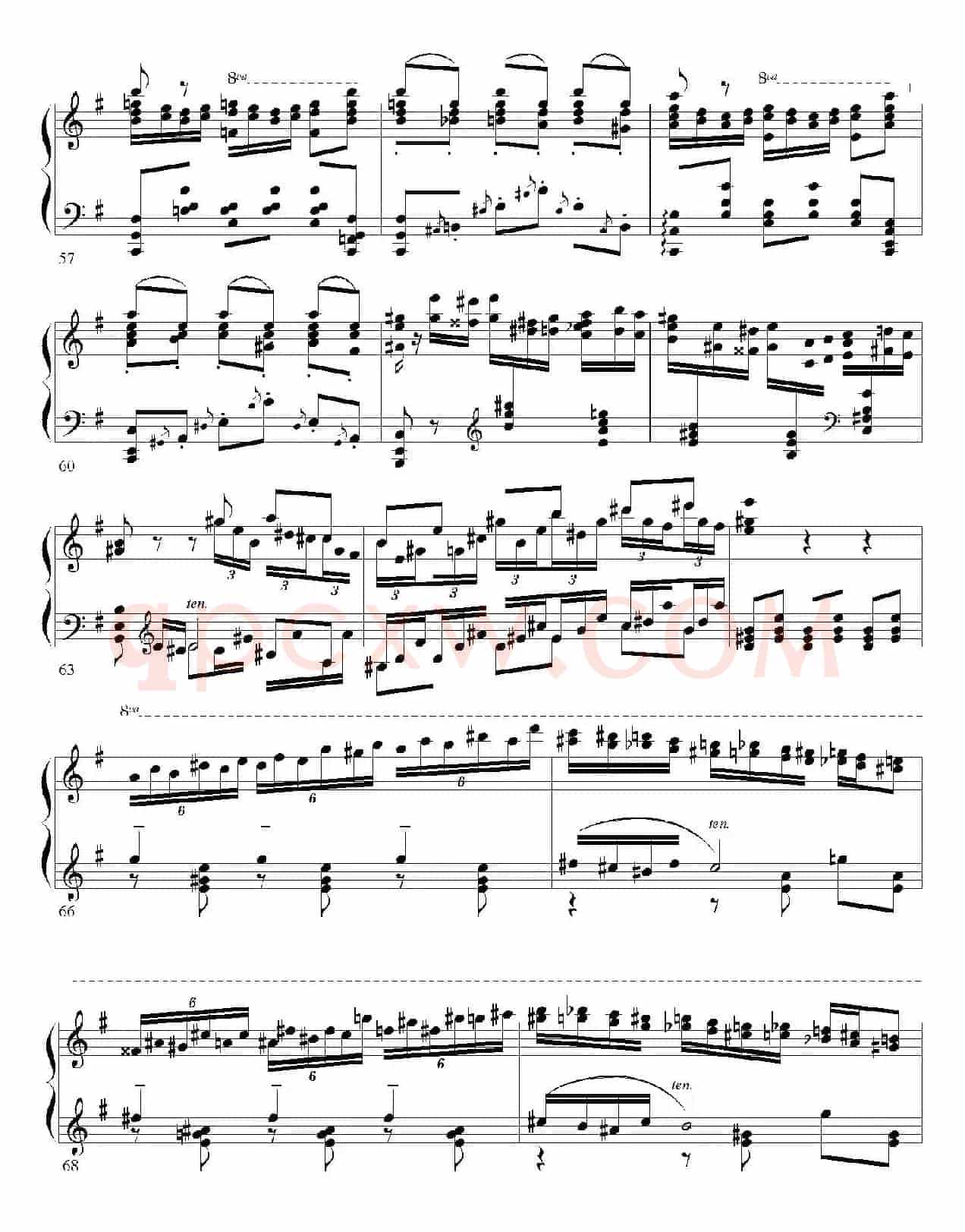 Carmen Variations 12 Pieces(12首卡门主题变奏曲·5)