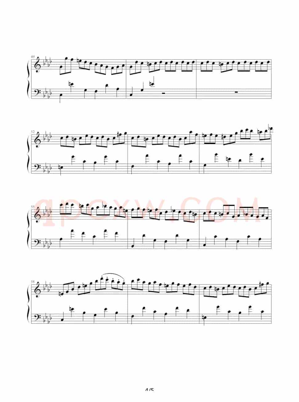 练习曲Op.25 No.2（肖邦曲、欧阳阳制谱版）