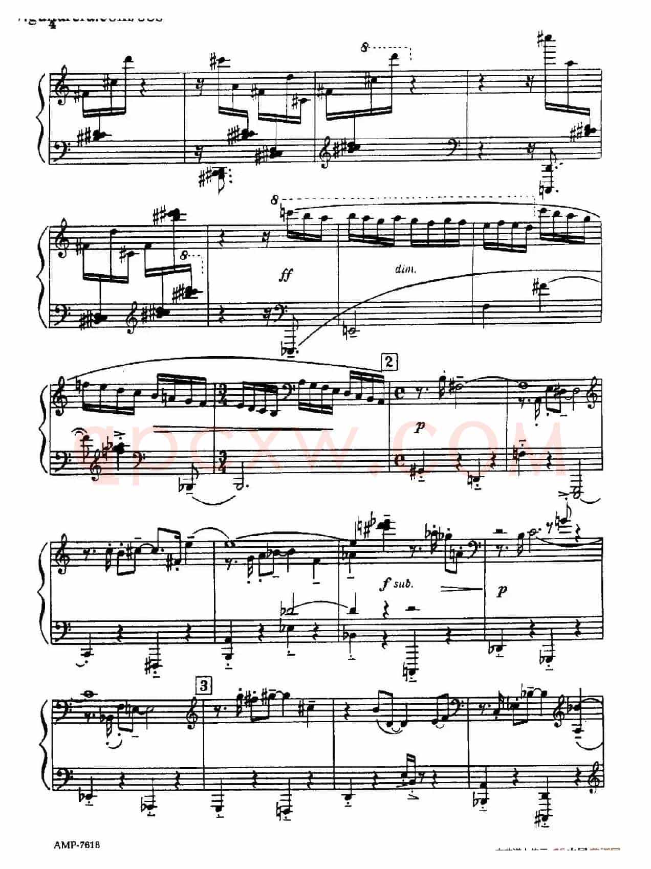 Piano Sonata(钢琴奏鸣曲· 第一乐章)
