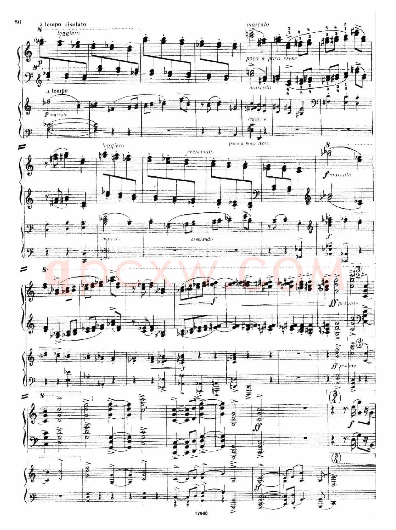 Piano Concerto No.2 in c Minor Op.50(c小调第二钢琴协奏曲·Ⅲ·双钢琴)