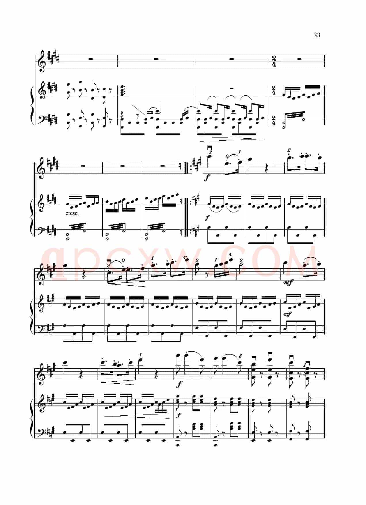 满江红幻想曲（小提琴+钢琴）
