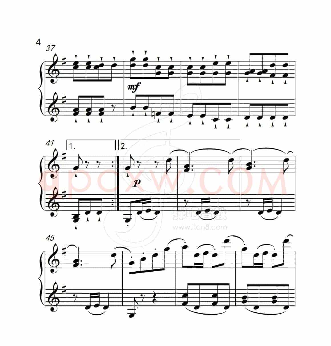 第二级 蜂蜜和三叶草（中国音乐学院钢琴考级作品1~6级）