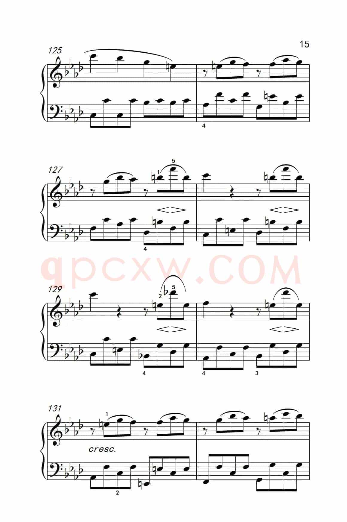 奏鸣曲 Opus 2 Nr.1 第一乐章（贝多芬奏鸣曲集 1）
