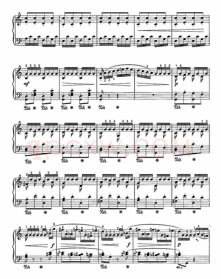 不可不弹的世界钢琴名曲：磨坊