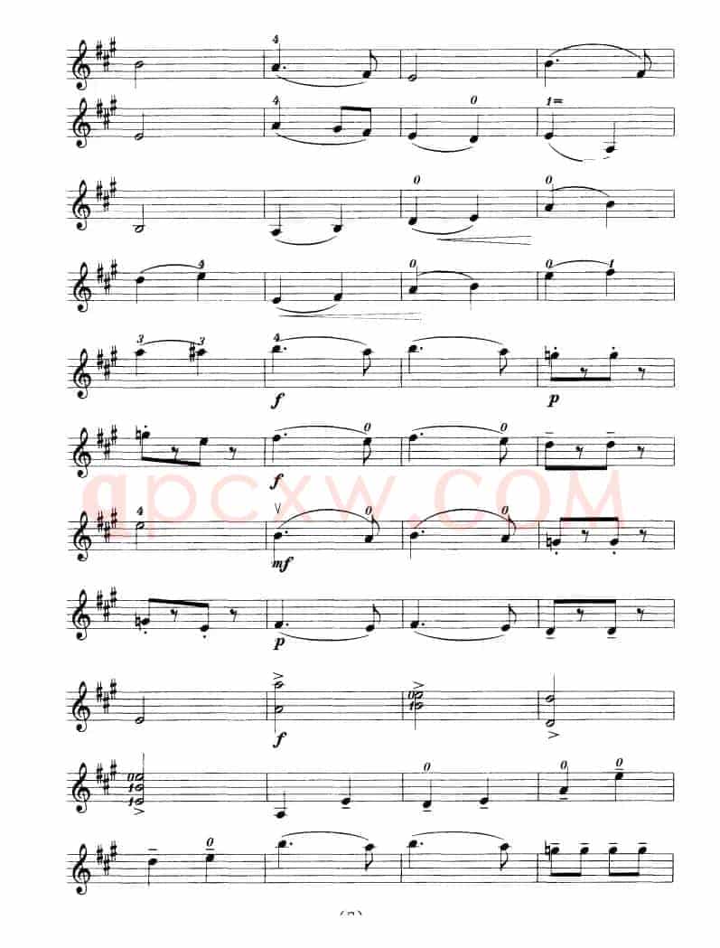 秧歌舞（小提琴学习曲）