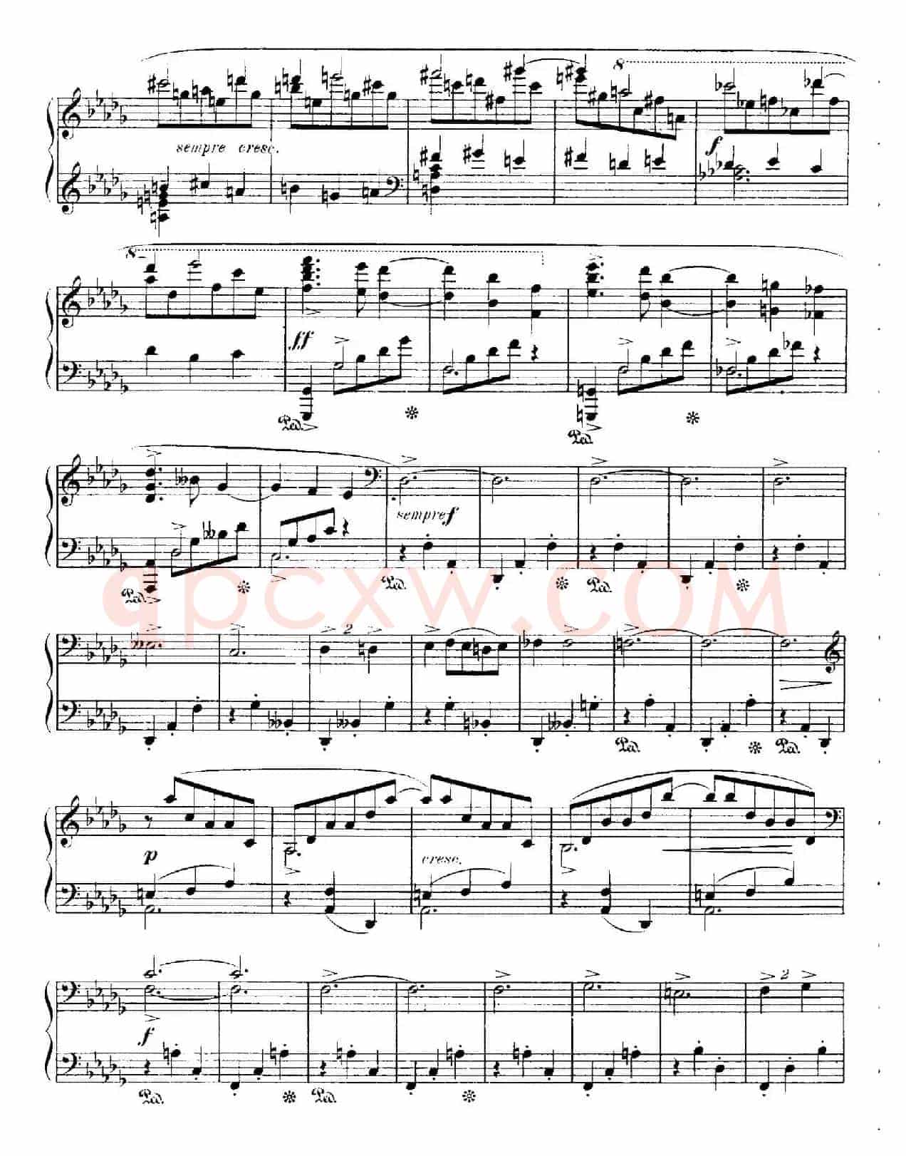 4 Valses Caprice（4首随想圆舞曲）（Op.59 No. 3 in G-flat ​）