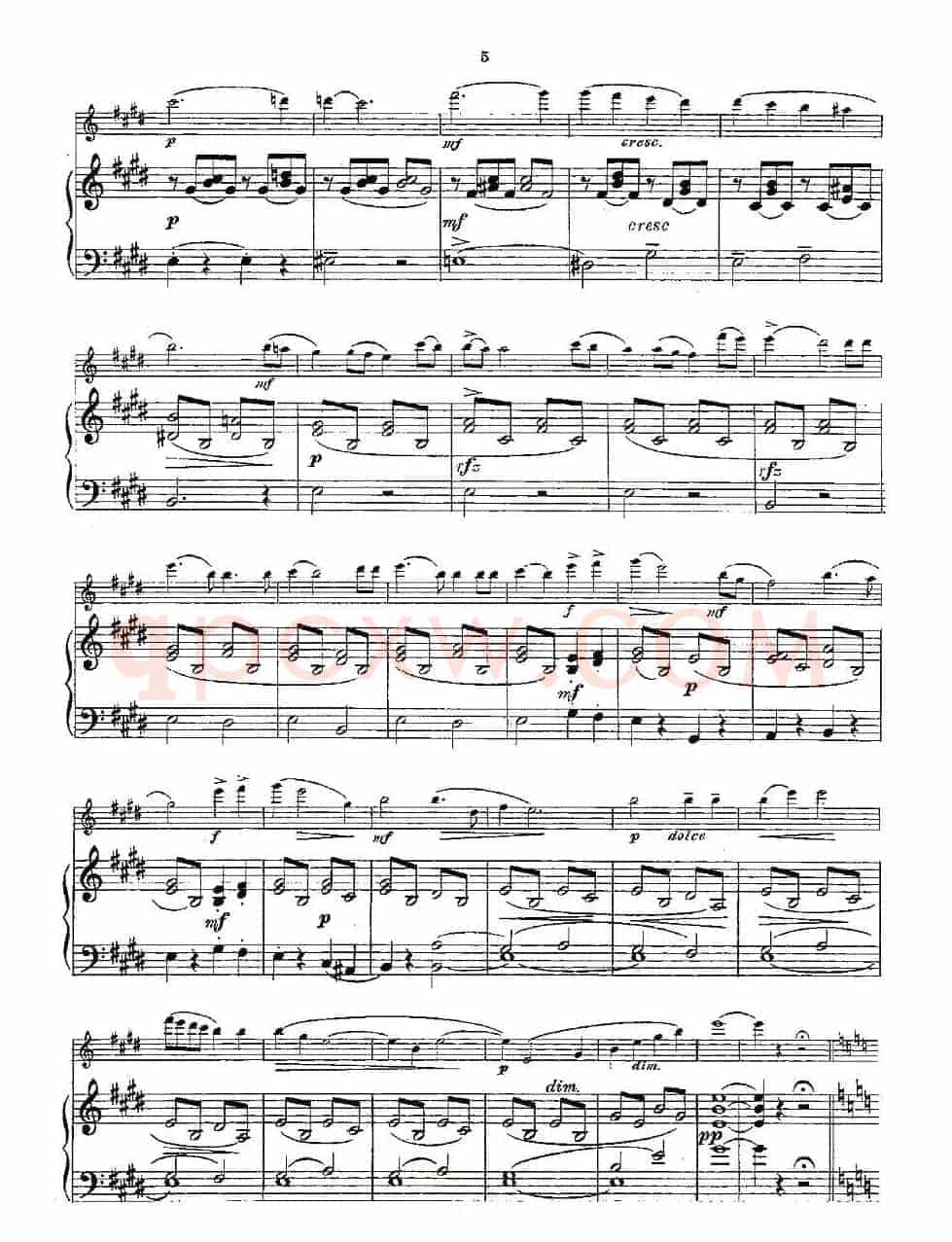 Opern-Transcriptionen.Op.45-1（长笛+钢琴伴奏）
