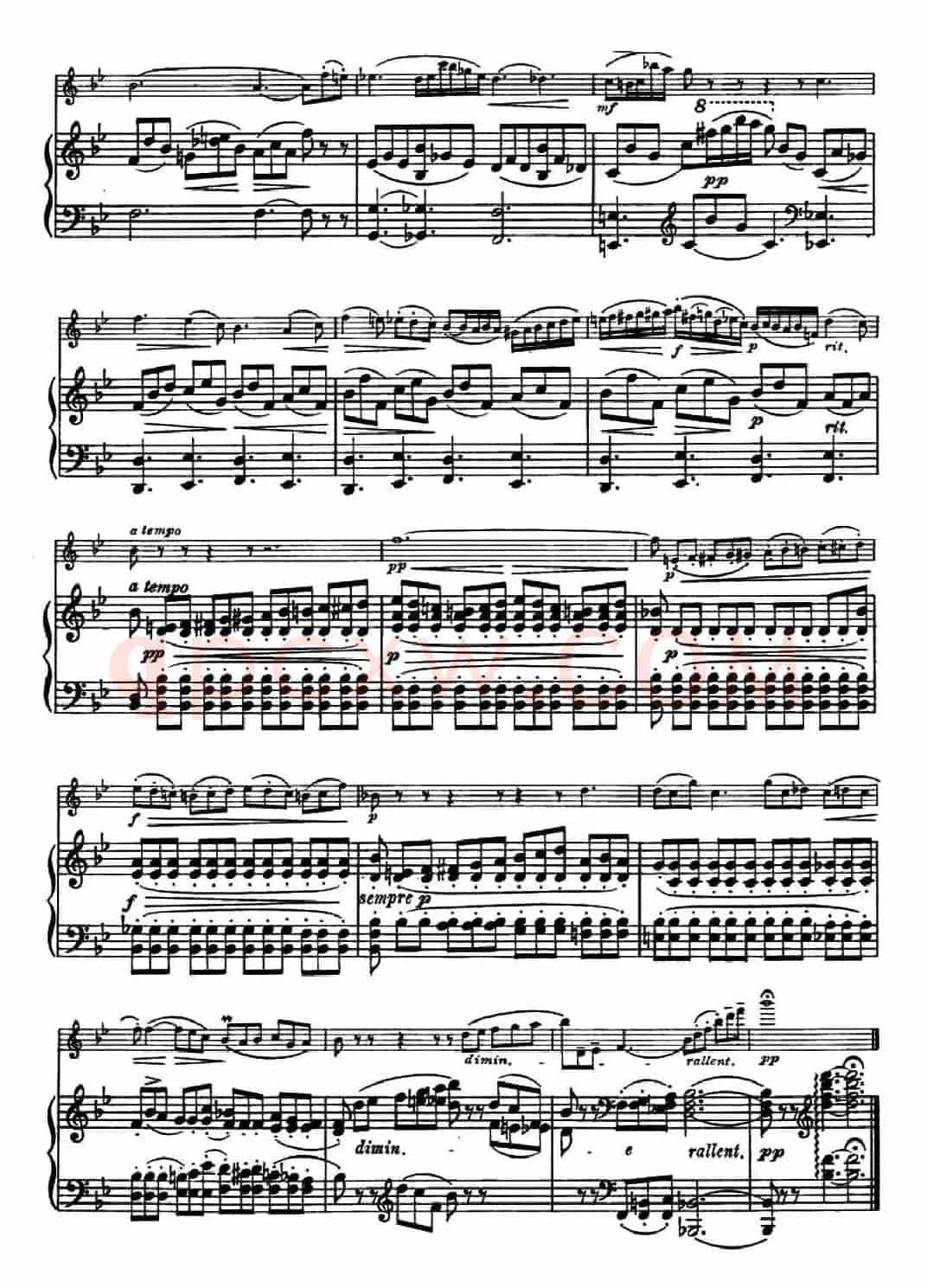 夜曲（Nocturne）（小提琴+钢琴伴奏）（约翰·菲尔德作曲版）