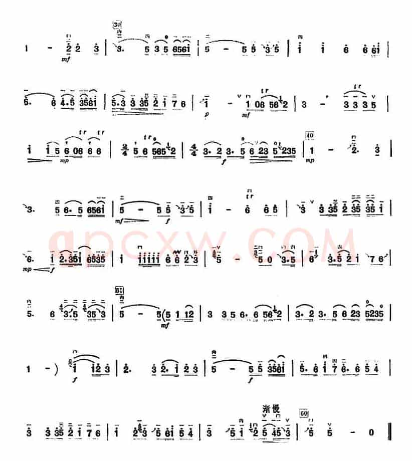 许讲德二胡演奏曲：12.寒春风曲