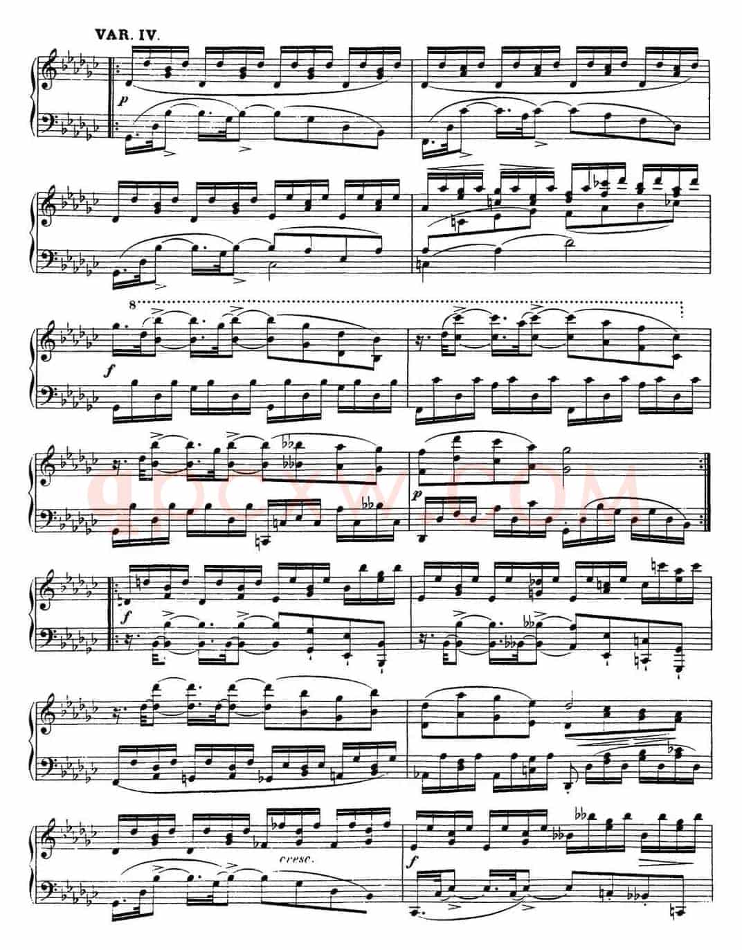 舒伯特降B大调即兴曲D.935，Op.142（NO.3）