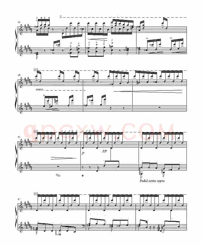 钟(帕格尼尼大练习曲III 、“清代皇帝”制谱版)