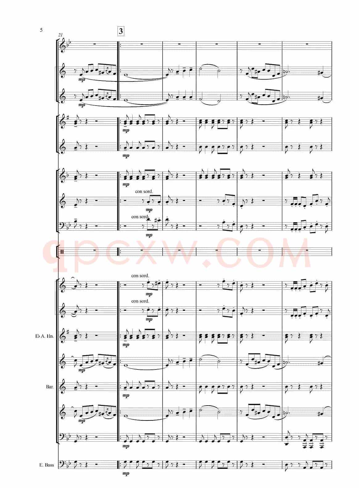 Черные глаза （探戈舞曲）（合奏、俄罗斯原版谱）