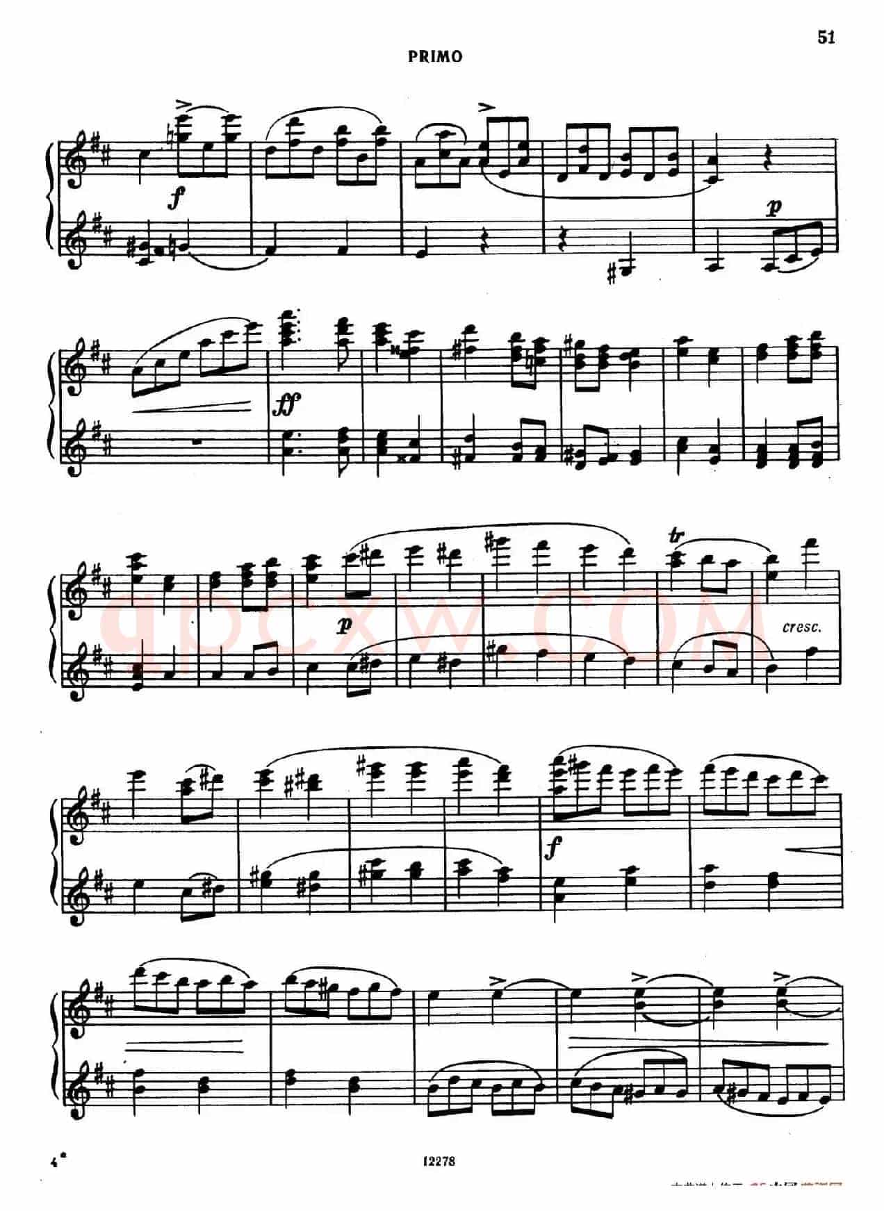 Tarantella in D Major(D大调塔兰泰拉舞曲·四手联弹)