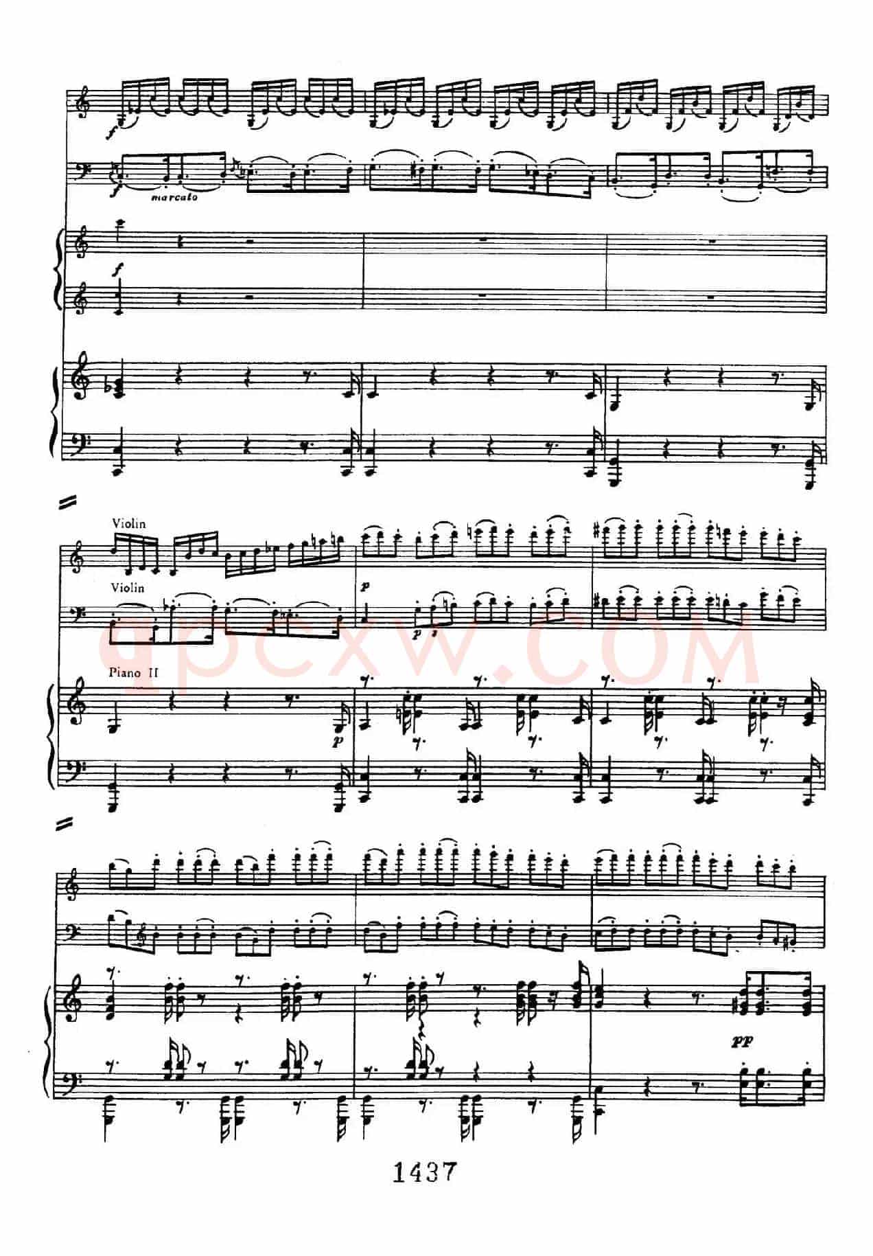 Triple Concerto in C Major Op.56(C大调三重协奏曲·双钢琴·Ⅰ)