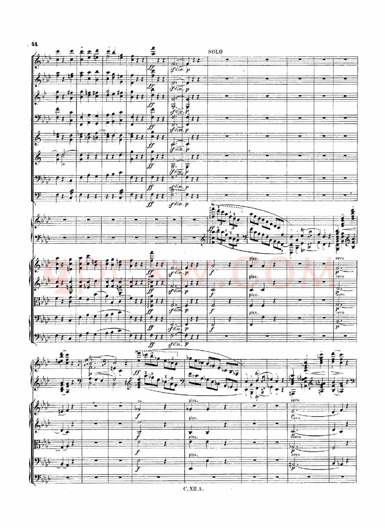 Piano Concerto No.2 in f Minor Op.21(f小调第二钢琴协奏曲·总谱)