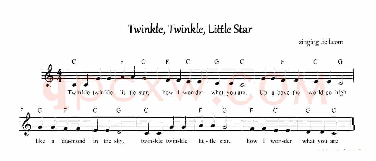 twinkle twinkle little star