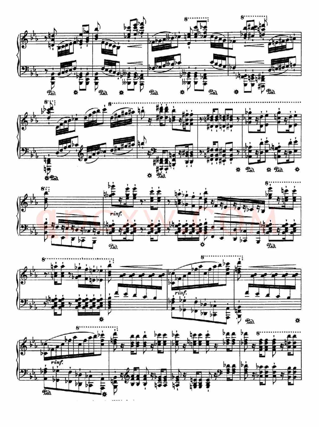 12 Etudes d'execution Transcendante S.139(12首超技练习曲·8)