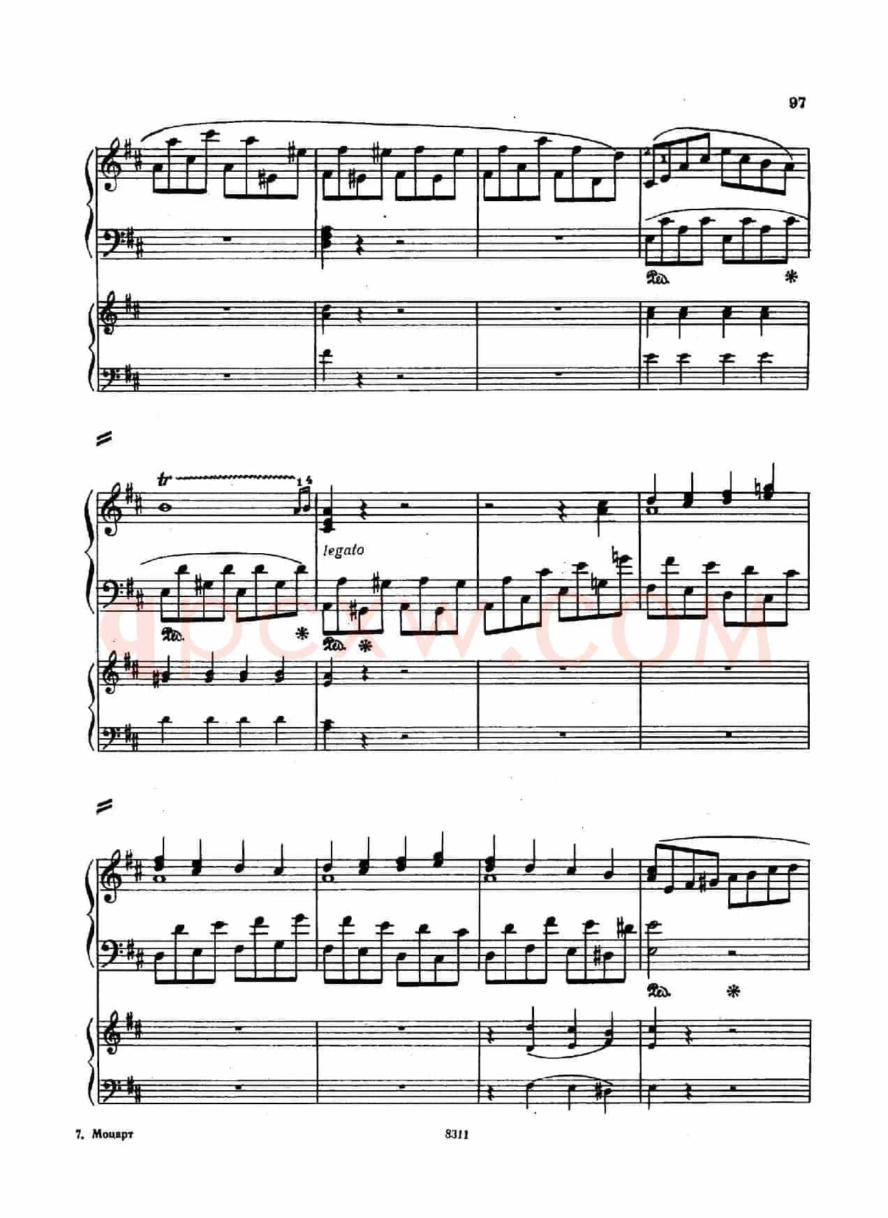Concerto no 5 K 175 - 2 Piano(Ⅲ)