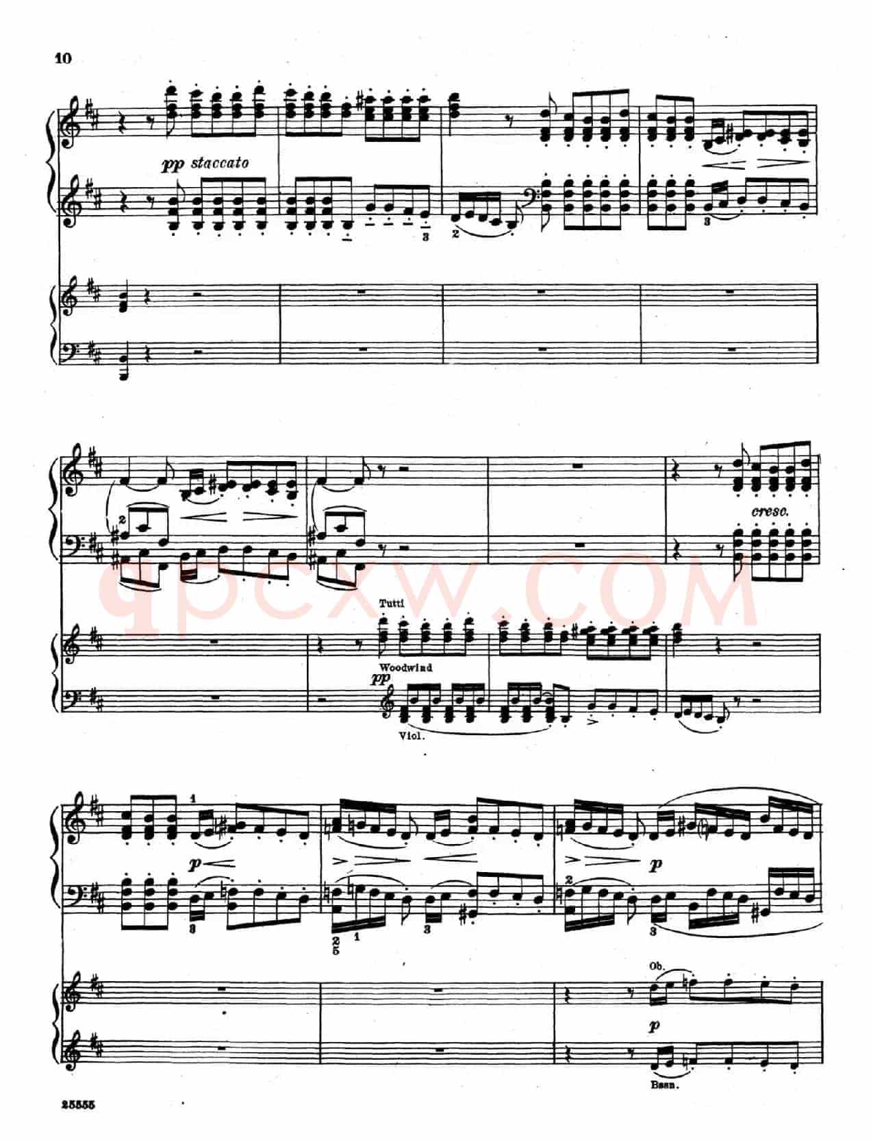 Capriccio Brillante in B Major Op.22(B大调华丽随想曲·双钢琴)