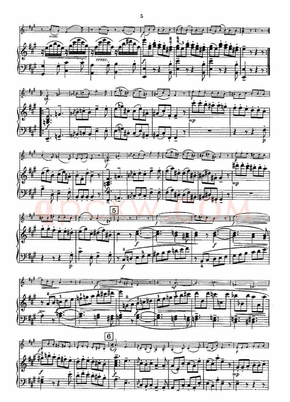 Mozart - Violin Sonata No.1, KV. 305（第一小提琴奏鸣曲）