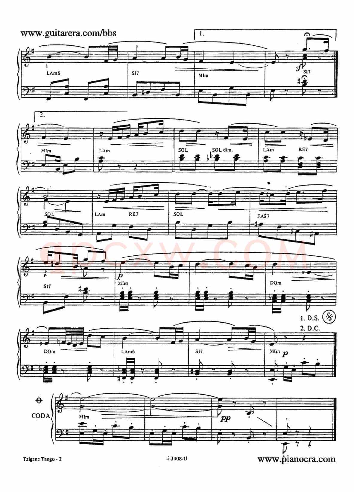 Tzigane Tango（茨冈探戈）
