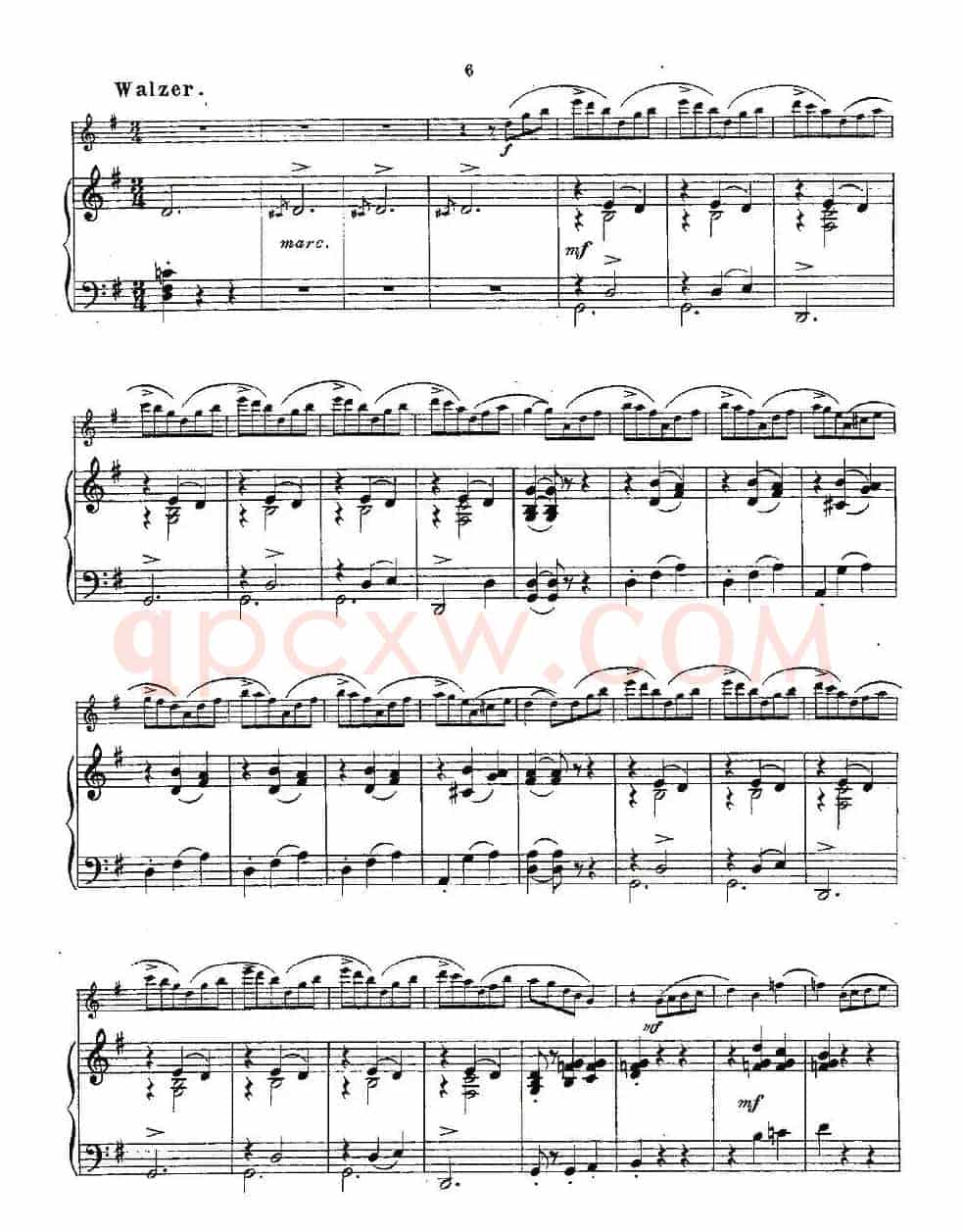 Opern-Transcriptionen.Op.45-7（长笛+钢琴伴奏）