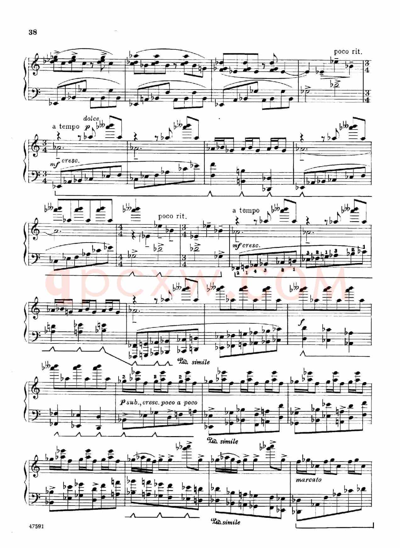 Piano Sonata in E-flat Major Op.95(降E大调钢琴奏鸣曲·Ⅲ)