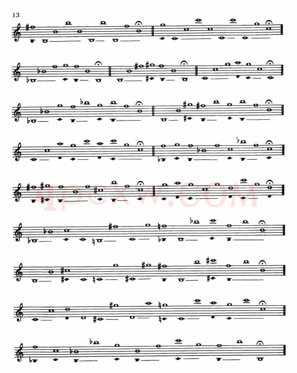 Top Tones For Sax（Methode）（萨克斯大小调音阶练习）